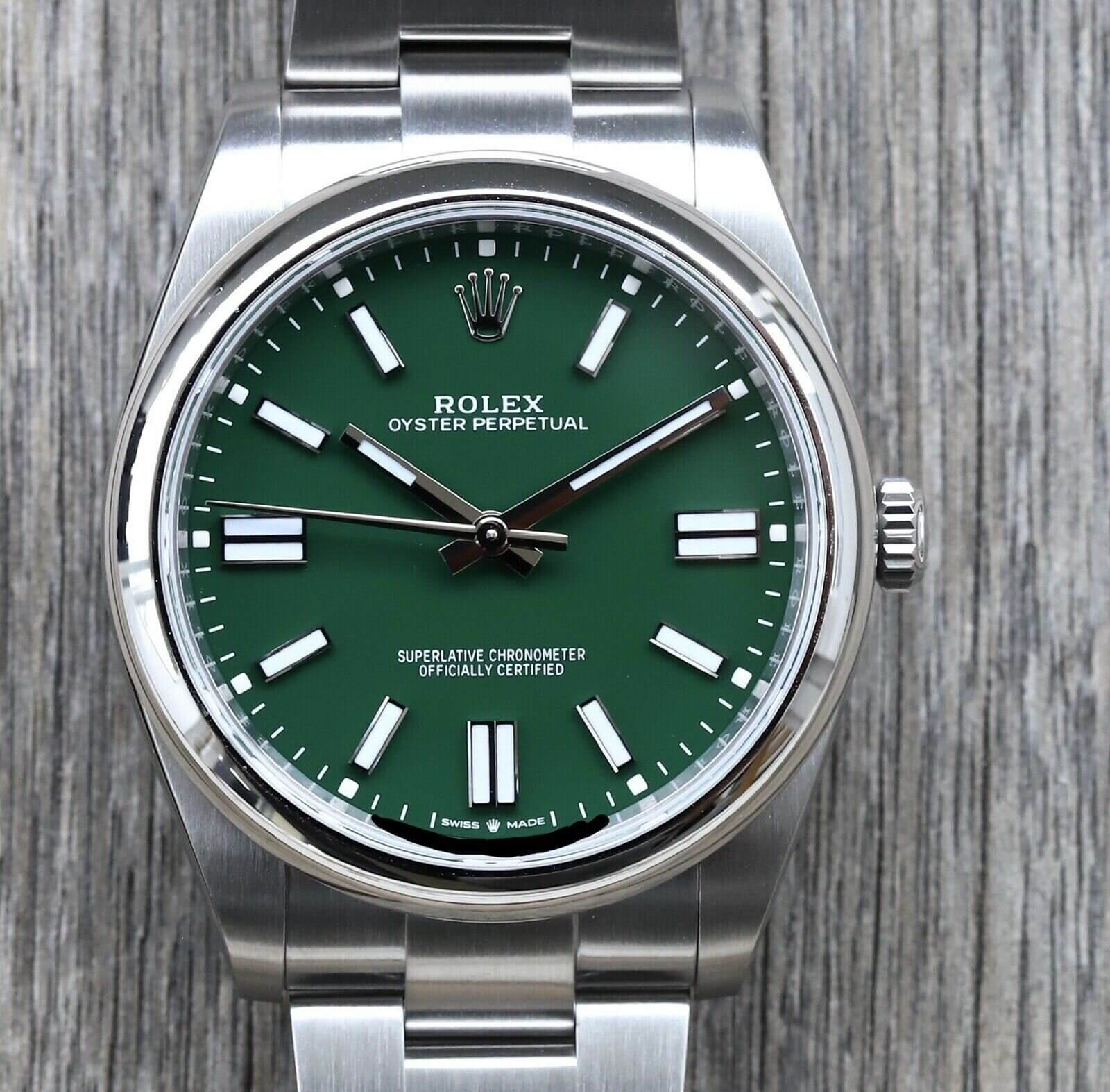 Rolex watch 2025 green colour