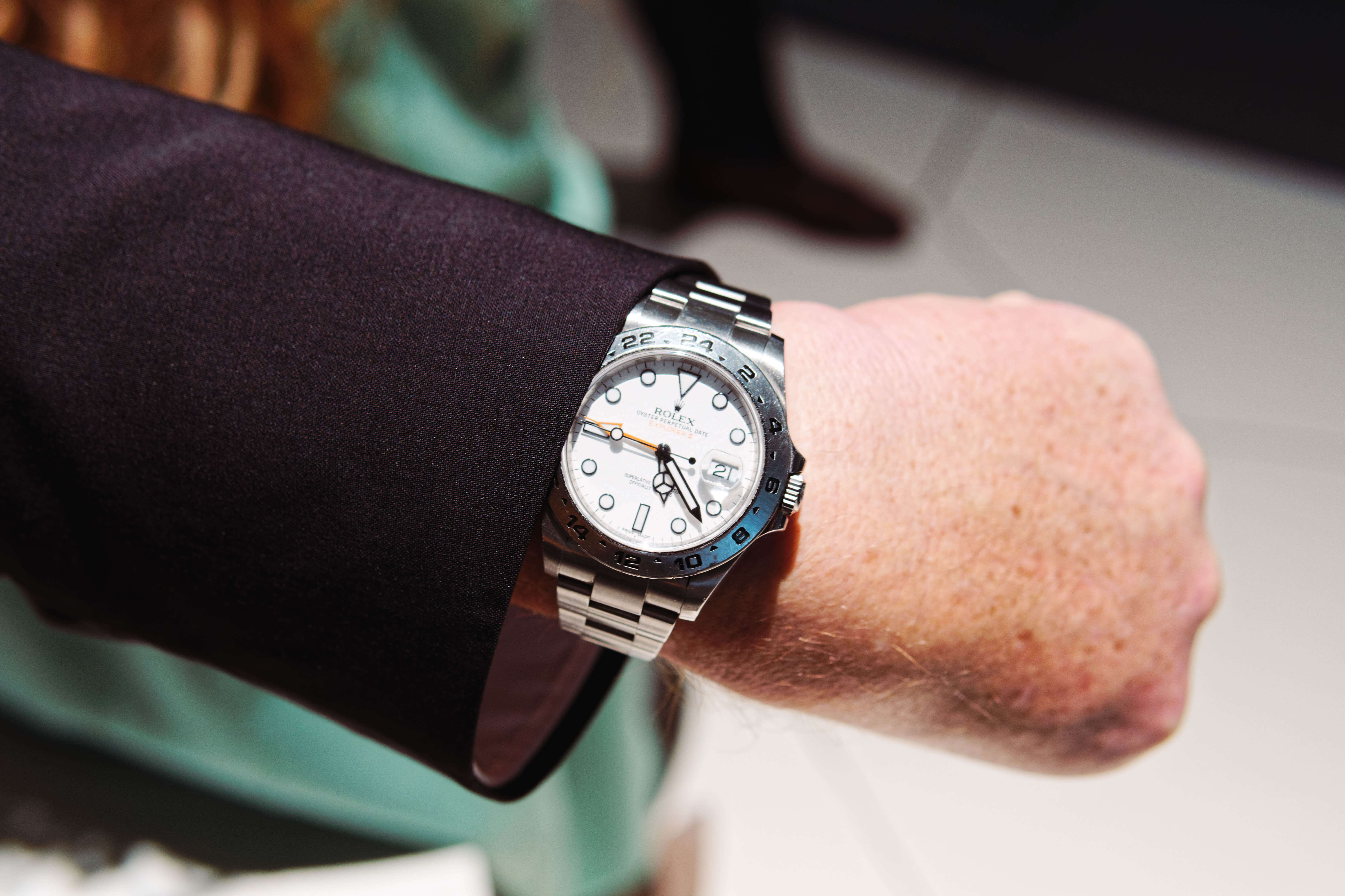 Rolex Explorer II Steel White Dial 216570