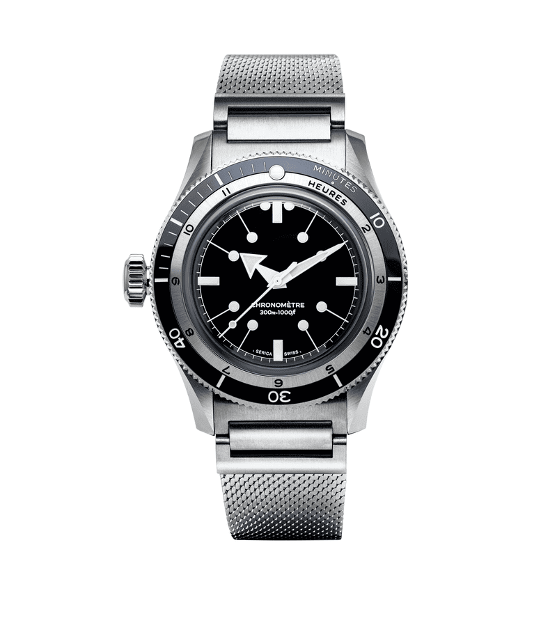 Serica 5303 Black dial watch